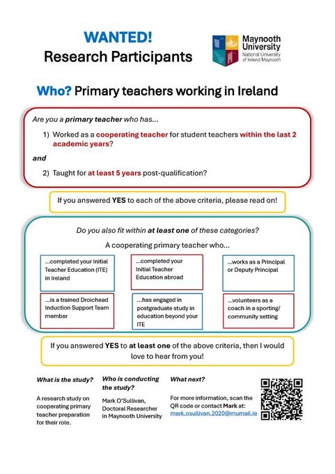 Research participant recruitment flyer. The information on this flyer is available via the link in the comments.