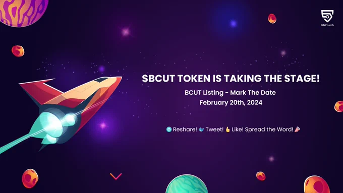 bitsCrunch is primed up for the rollout of $BCUT on Feb 20, its exclusive utility token!
