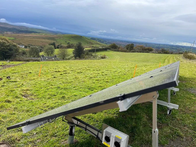 Ground-mount solar array | No More Digging