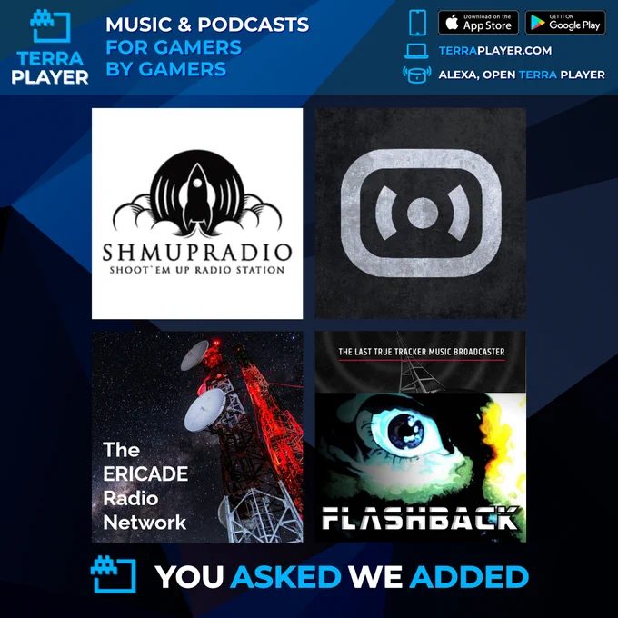 You asked, we added as we welcome three new radio stations and a new podcast to Terra Player.