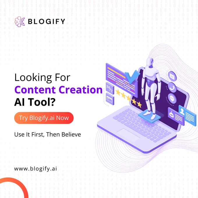 Seeking a top-notch content creation AI tool? 
Look no further than Blogify.ai. Dive in now and witness the magic firsthand. Trust us, you won't be disappointed
.
Try Now -  https://blogify.ai/
.
