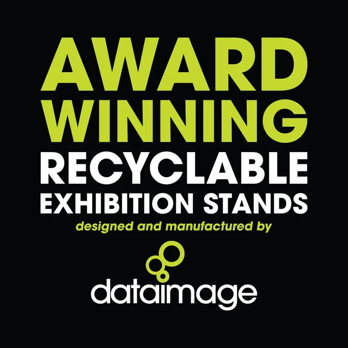 award winning exhibition stands that are plastic free, reusable and recyclable. Go Green with Data Image Group. One of teh UK's most trusted print and display providers of events and trade shows. 