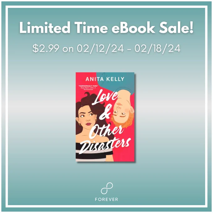 Designated graphic for the Love and Other Disasters by Anita Kelly ebook sale.