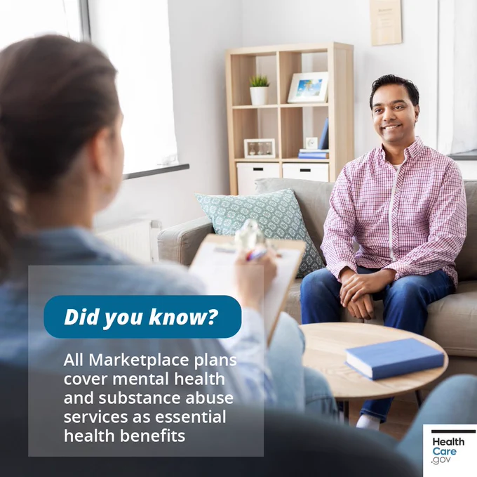 Did you know?
All marketplace plans cover mental health and substance abuse services as essential health benefits.