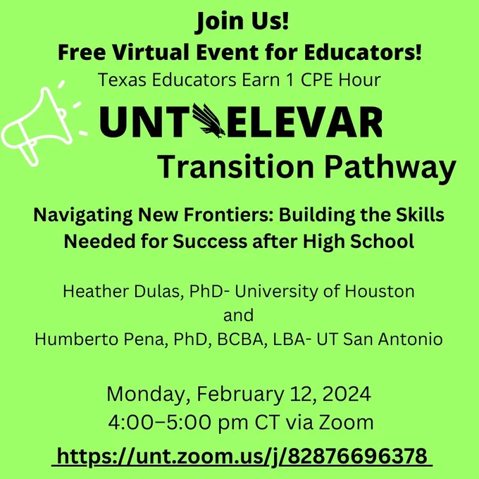 Flier for PD event. Information on the event is included in the post. 