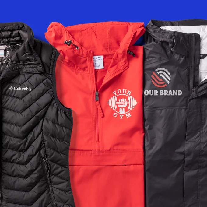 Laydown of outerwear.
