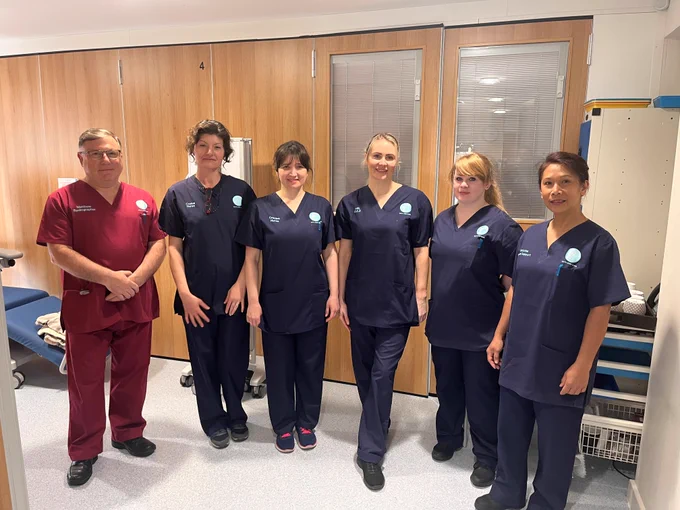 the friendly pain management team here at Heath Lodge Clinic