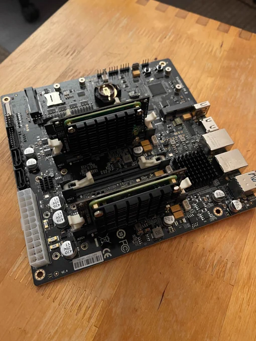 #RISC_OS cluster using Turnig Pi 2. The cluster (if everything goes well) will run a Quantum COmputer simulator where each Pi 4 handles 2 quantum bits for a total of 1 quantum register of 8 quantum bits