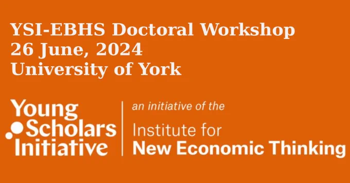
YSI-EBHS Doctoral Workshop, 26 June, 2024