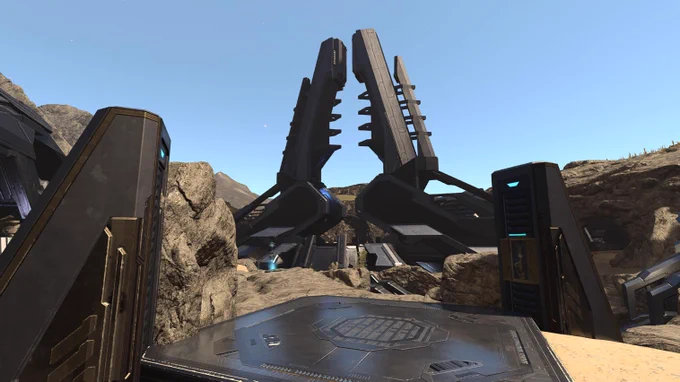 Screenshot of the community-made Forge map, Fortitude.