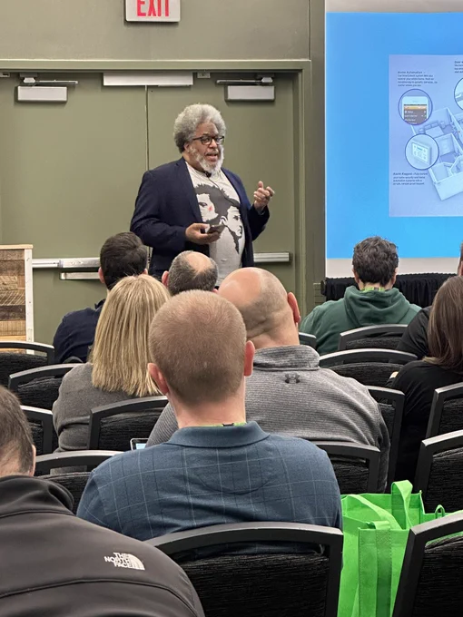 Chris Lockhart presenting at a conference