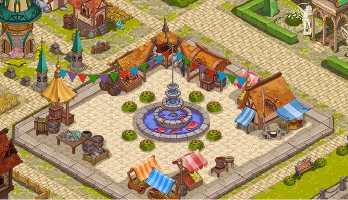 Crossroads: Myth Cerafione marketplace.