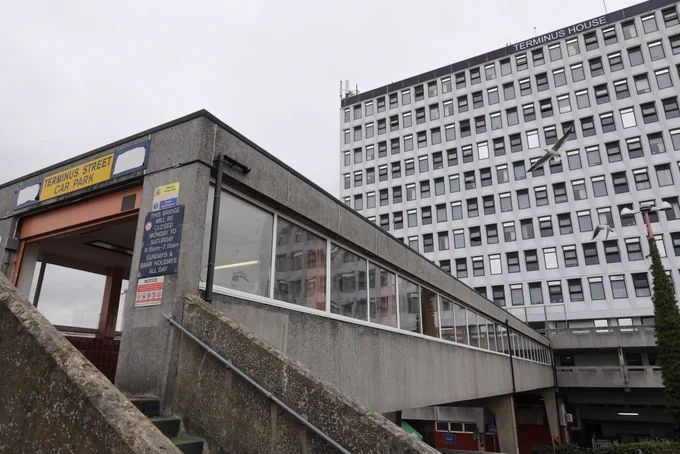 Photo of flats from office conversion at Terminus House, Harlow by Rob Clayton