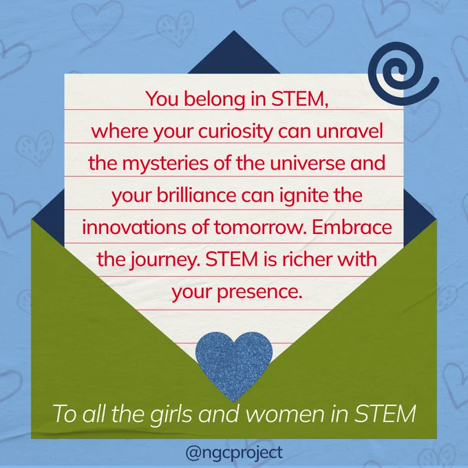 a love letter to all the girls and women who bring their passion to STEM. 