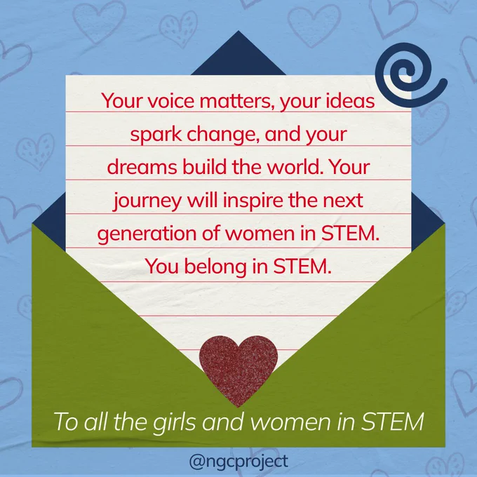 a love letter to all the girls and women who bring their passion to STEM. 