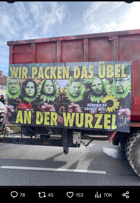 Menschen-als-Unkraut-Vernichtungsplakat