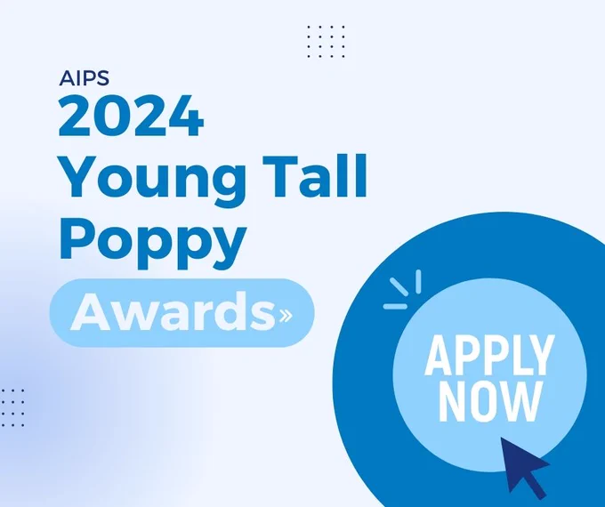 apply now to become a young tall poppy in 2024