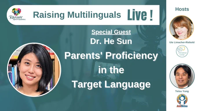 When we raise our children abroad and want to transmit our languages to them, we sometimes become aware of our own limits. If we have already lived abroad for a while, i.e. outside of the country where our language is spoken, we can feel "not fluent enough" to transmit our language to our children.
How fluent should we be in the main language we transmit to our children?
How can we maintain our heritage languages whilst living abroad?
What impact does it have on our own language proficiency when we use our language only with our children?
Is there a correlation between SES and children's language skills?

Dr. He Sun will share insights into this topic based on her research and experience. 

Please come and join the conversation on  
Tuesday 20 February 2024 at 8am New York/ 2pm Amsterdam/ 9pm Singapore time on Facebook, YouTube and LinkedIn, to find out what aspects are crucial for transmitting our heritage language in an efficient way to our children.