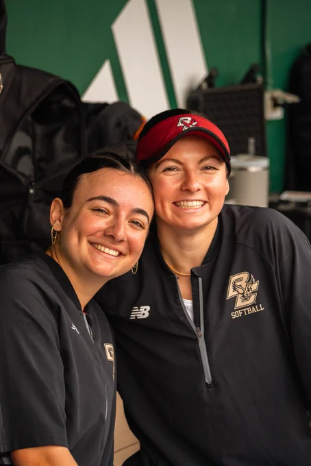 Jules and Katelyn smiling for photo