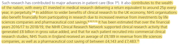 Quote from the Academy of Medical Sciences "Transforming health through innovation: Integrating the NHS and academia" report from January 2020.