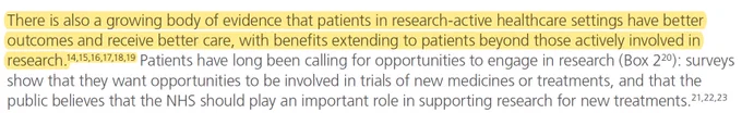 Quote from the Academy of Medical Sciences "Transforming health through innovation: Integrating the NHS and academia" report from January 2020.