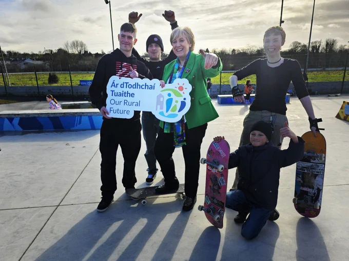 Minister Humphreys officially opens Longford Skate and Recreational Park