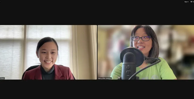 I had a delightful conversation with @hellocherrymo today on my podcast, My Creative Life. She shared her journey into creating her debut picture book Home In A Lunch Box (June 11, 2024) published by Penguin Workshop. 
Cherry's work: cherrymo.com

#kidlit #podcast