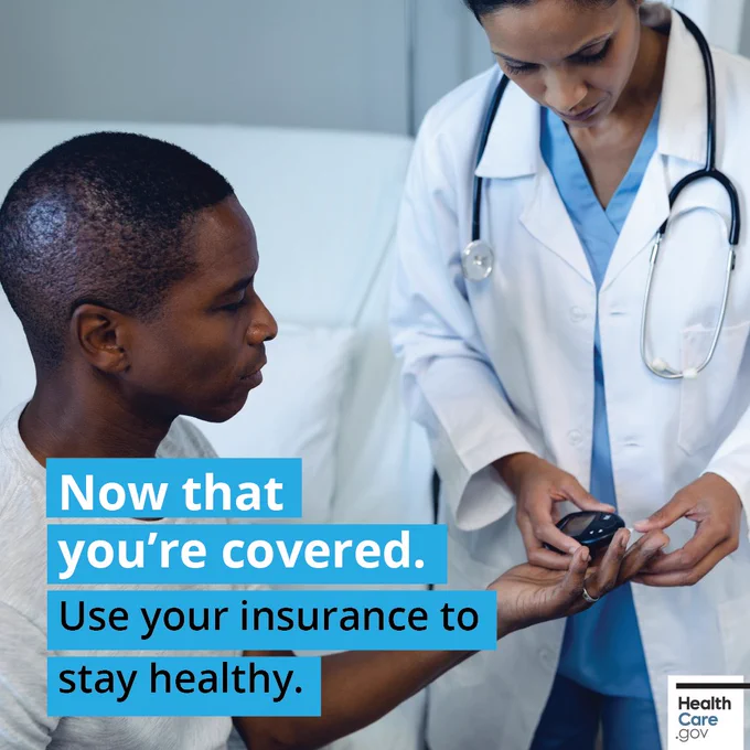 Now that you’re covered. Use your insruance to stay healthy.
