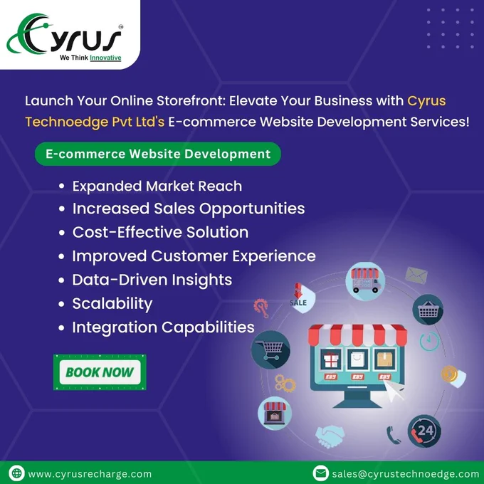 Cyrus Recharge Solution - Elevate your business with our Ecommerce Website Development Service!