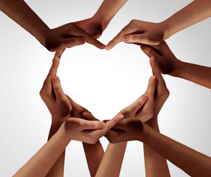 Hands making a heart