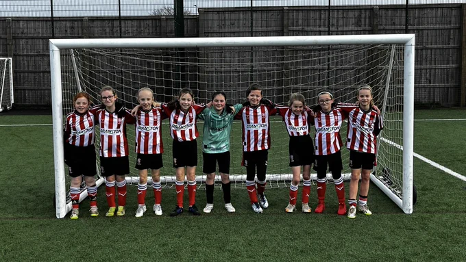 City pathway girls in their fixture against Rotherham United.