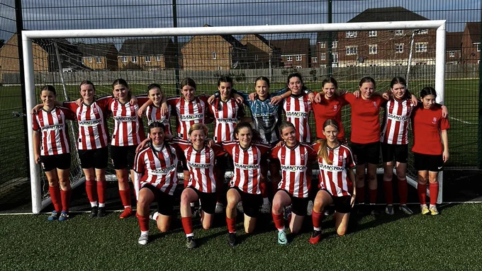 City pathway girls in their fixture against Rotherham United.