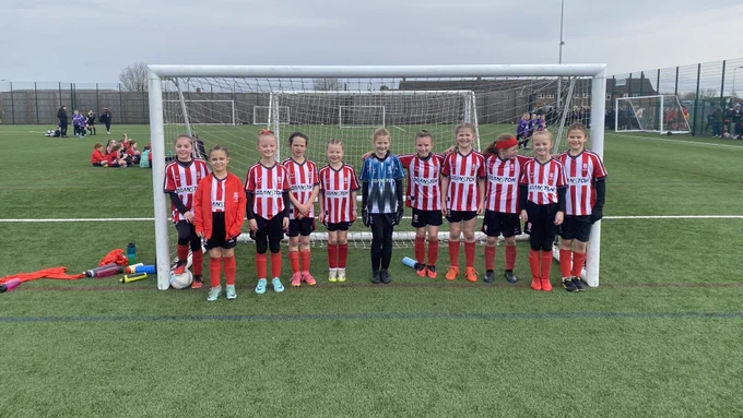 City pathway girls in their fixture against Rotherham United.
