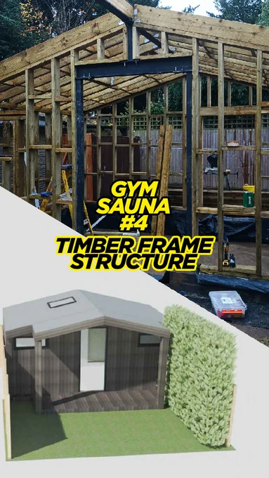 Gym sauna (Part IV) The choice of timber walls and roof - to help with maximising internal height and aiding insulation. 
https://youtu.be/iidiBx6iego
#SaunaFitness #NorthLondonWellness #SweatAndStrength #SaunaGymLife #LondonSaunaWorkout #FitAndSteamy #SweatTherapy #HeatAndHealth
@Savills @Foxtons @idealhomes