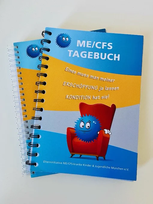 cover des mecfs symptomtagebuchs