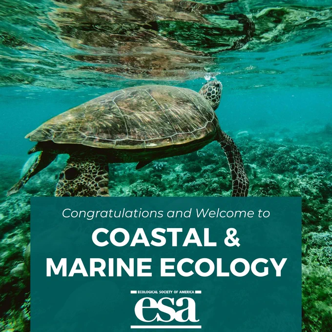 Congratulations and Welcome to Coastal & Marine Ecology