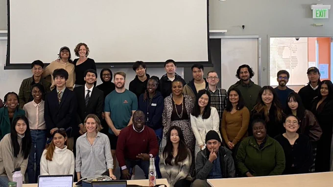Fall 2023’s DevEng C200 class. (Photo by Amy Pickering)
