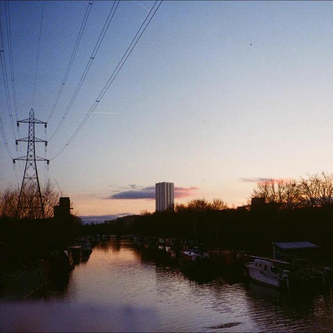 image of river lee at sunset