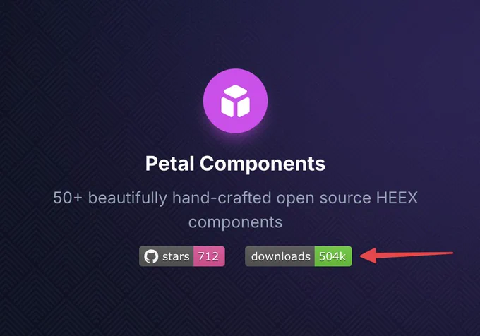 Petal Components reaches 500K downloads