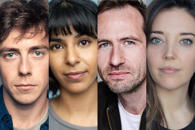 Headshots of the four cast members