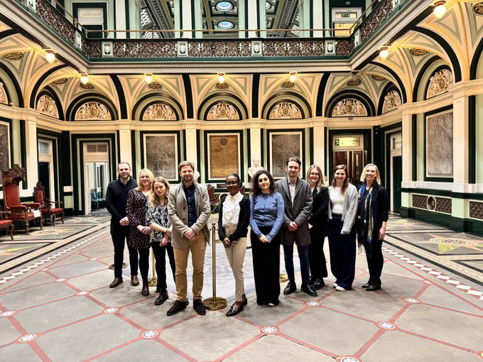 The LGA Challenge cohort at Halifax Town Hall this morning, ahead of the topic being revealed.