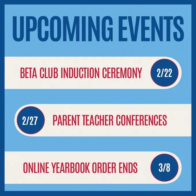 upcoming events