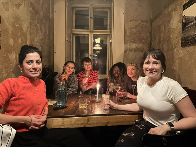 L-R: Amit Kaur (Writer/Director), Noemie Nakai (Writer/Director), Maja Bodenstein (Writer), Sarudzayi Marufu (Producer), Melanie Iredale (Reclaim The Frame), Natalie Hewit (Director/Producer)