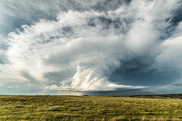 Supercell storm in Montana. Image courtesy of Adobe Stock. 