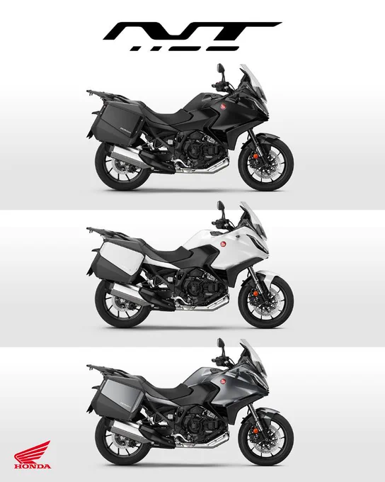 For 23YM the NT1100 will be in a stealthy new paint option – Gunmetal Black Metallic.