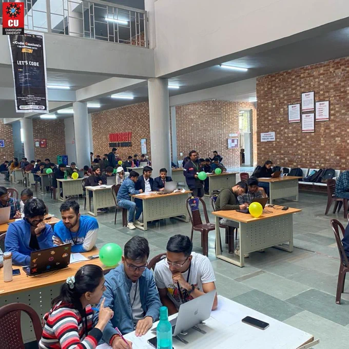 Exciting journey into competitive coding with Code Genius, hosted by Chandigarh University's IEEE Computer Society CUSB! 120  teams battled in Round 1 on Feb 24th, with top 30 advancing to the thrilling finale on Feb 26th. Stay tuned for more updates and join us in pushing the boundaries of innovation in coding! 💻 #CodeGenius #CUSB #CompetitiveCoding