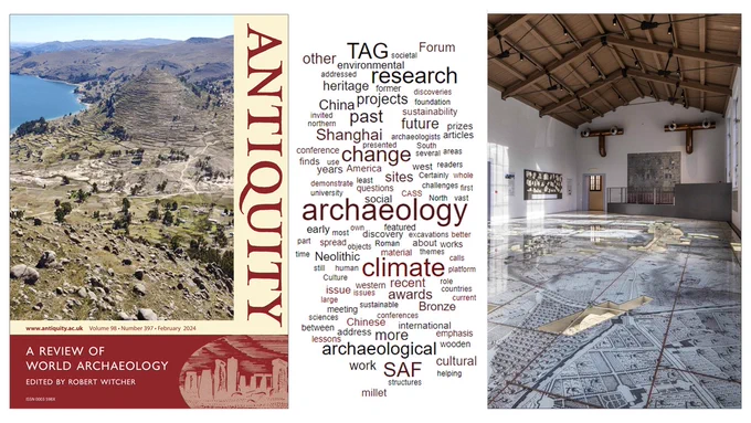 February issue cover, word cloud and the new Forma Urbis Museum in Rome