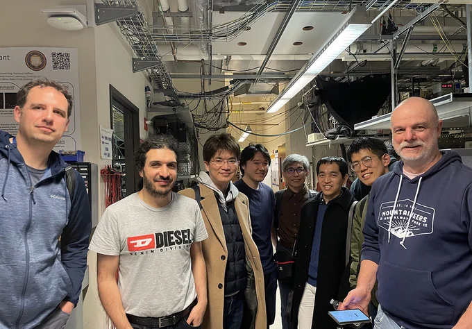 The visitors also toured the QUANT-NET lab on the UC Berkeley campus.