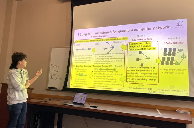 Dr. Shota Nagayama discussed the Quantum Network effort he is leading for Japan’s Moonshot Goal 6.
