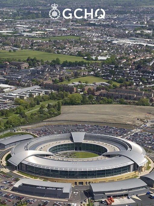 An aerial view of GCHQ's headquarters